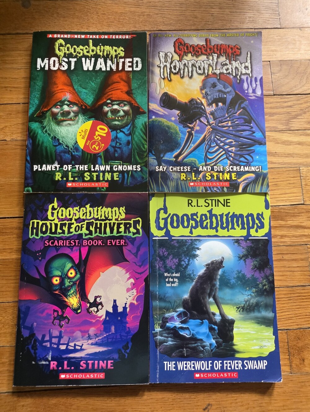 Goosebumps Lot: Werewolves Of Fever Swamp, Say Cheese..  R.L. Stine Books